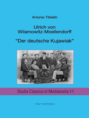 cover image of Ulrich von Wilamowitz-Moellendorf